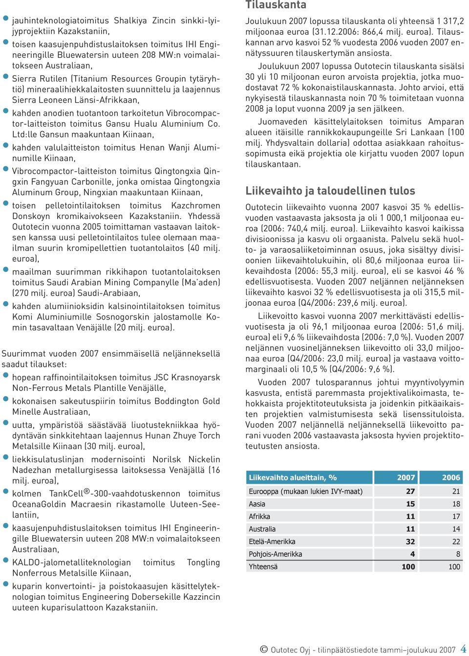 Vibrocompactor-laitteiston toimitus Gansu Hualu Aluminium Co.