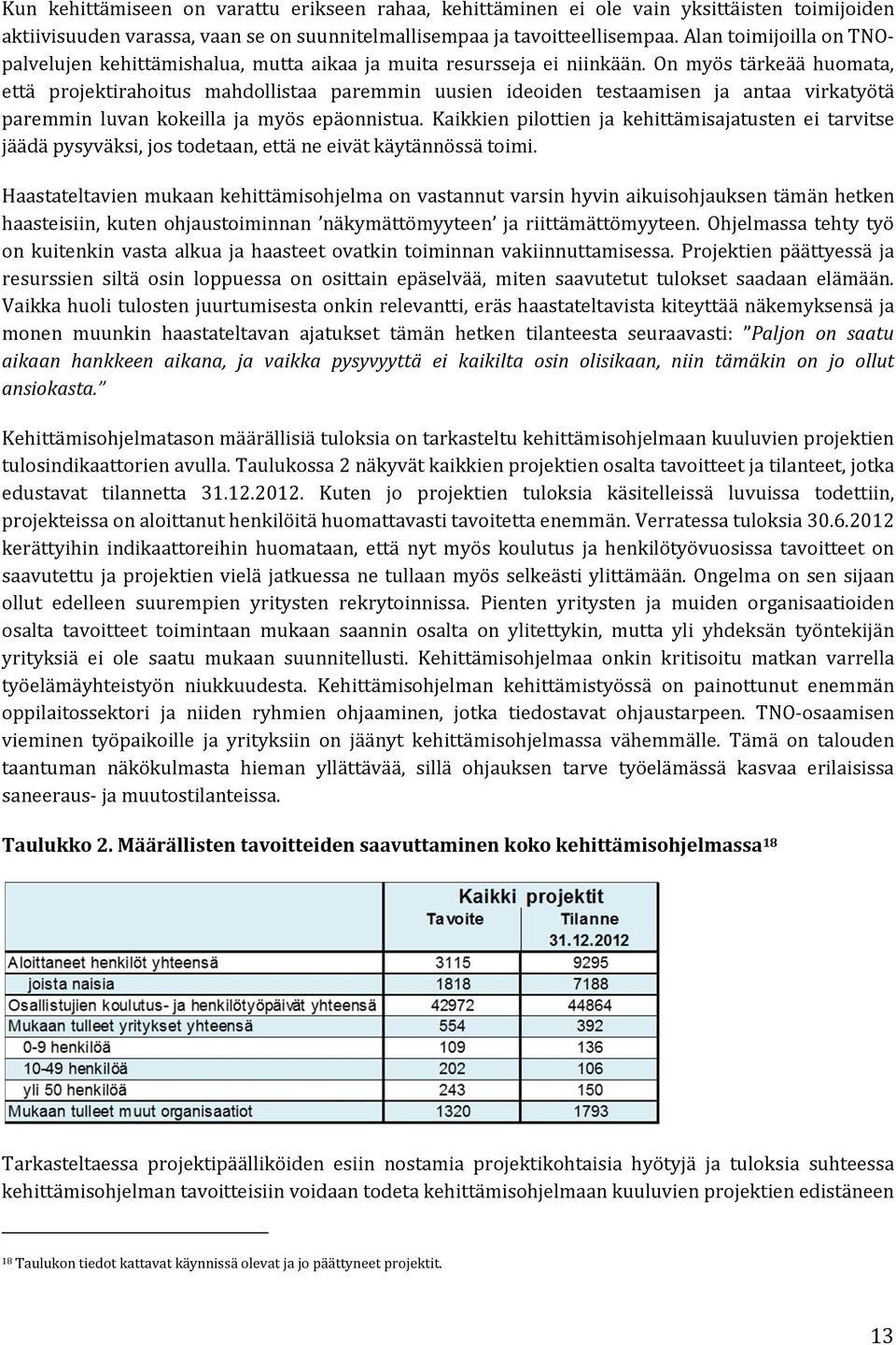 On myös tärkeää huomata, että projektirahoitus mahdollistaa paremmin uusien ideoiden testaamisen ja antaa virkatyötä paremmin luvan kokeilla ja myös epäonnistua.