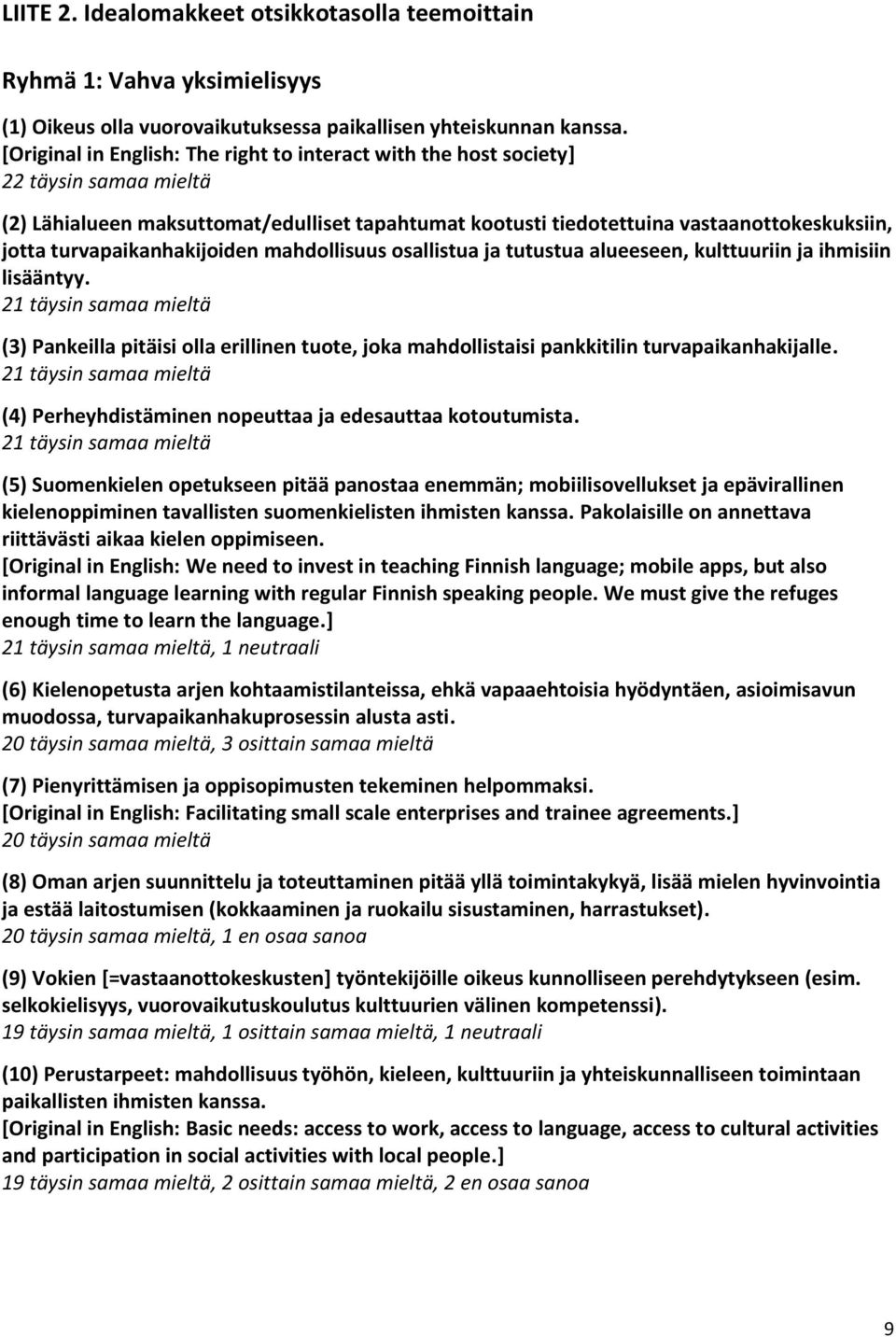 turvapaikanhakijoiden mahdollisuus osallistua ja tutustua alueeseen, kulttuuriin ja ihmisiin lisääntyy.