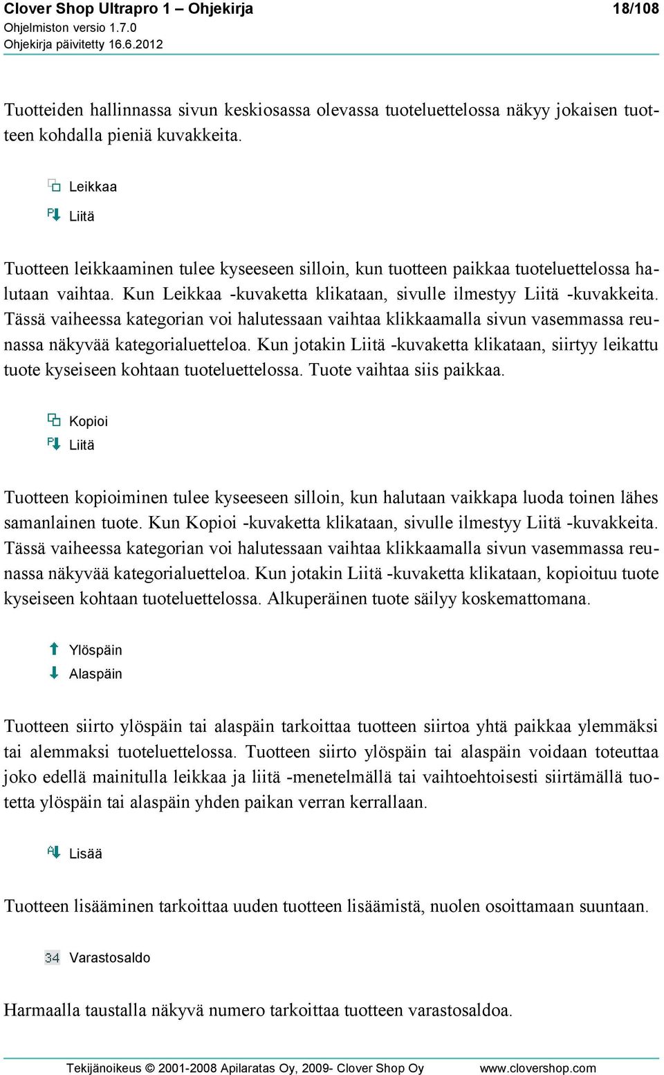 Tässä vaiheessa kategorian voi halutessaan vaihtaa klikkaamalla sivun vasemmassa reunassa näkyvää kategorialuetteloa.