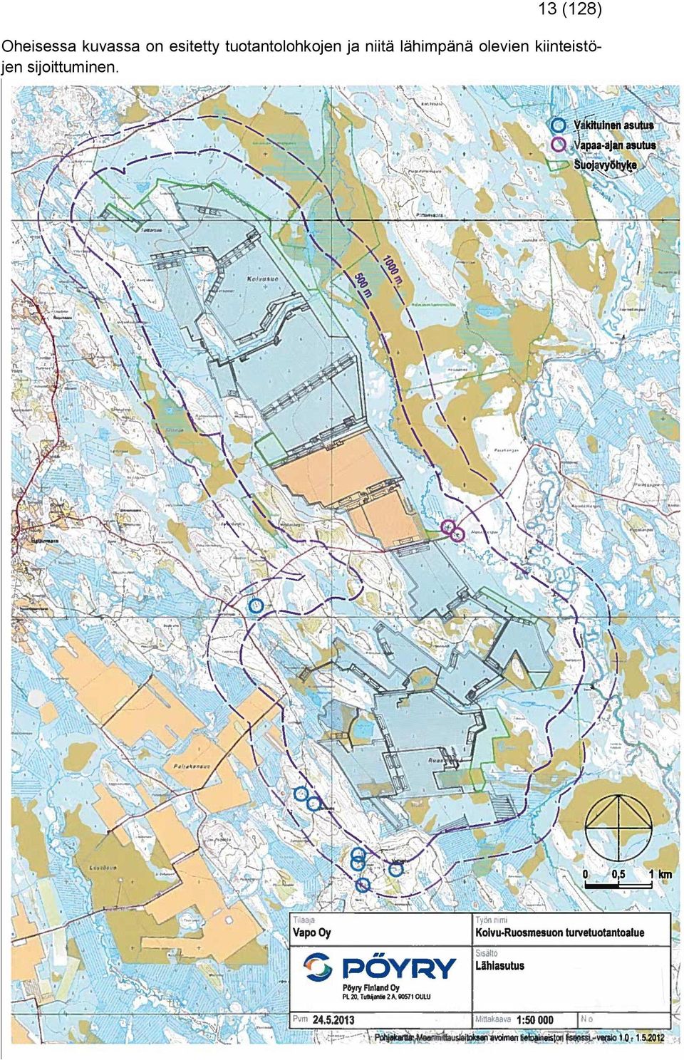 tuotantolohkojen ja niitä
