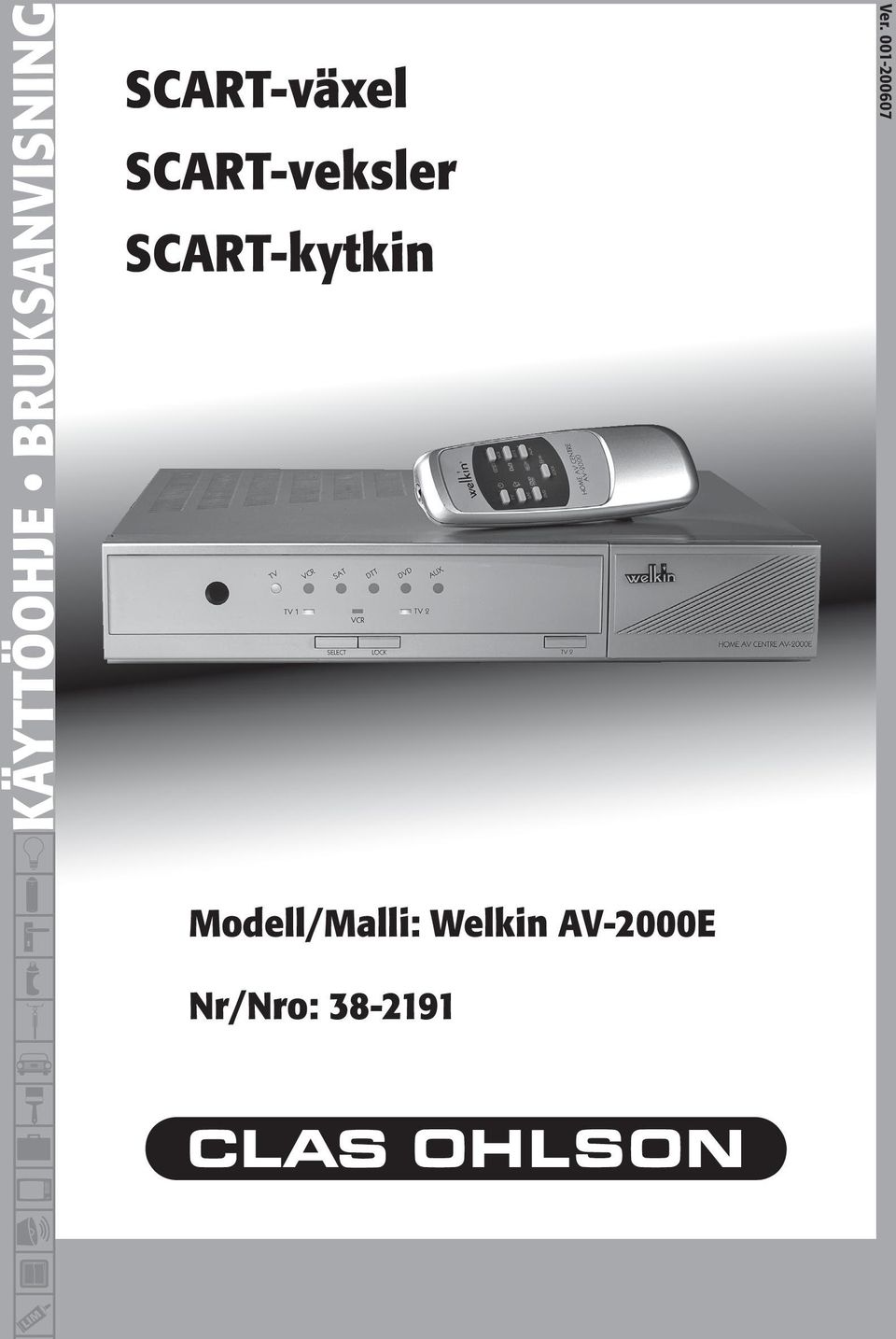 SCART-kytkin Ver.