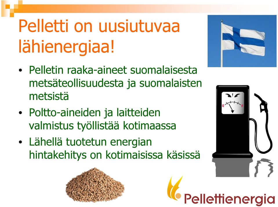 suomalaisten metsistä Poltto-aineiden ja laitteiden