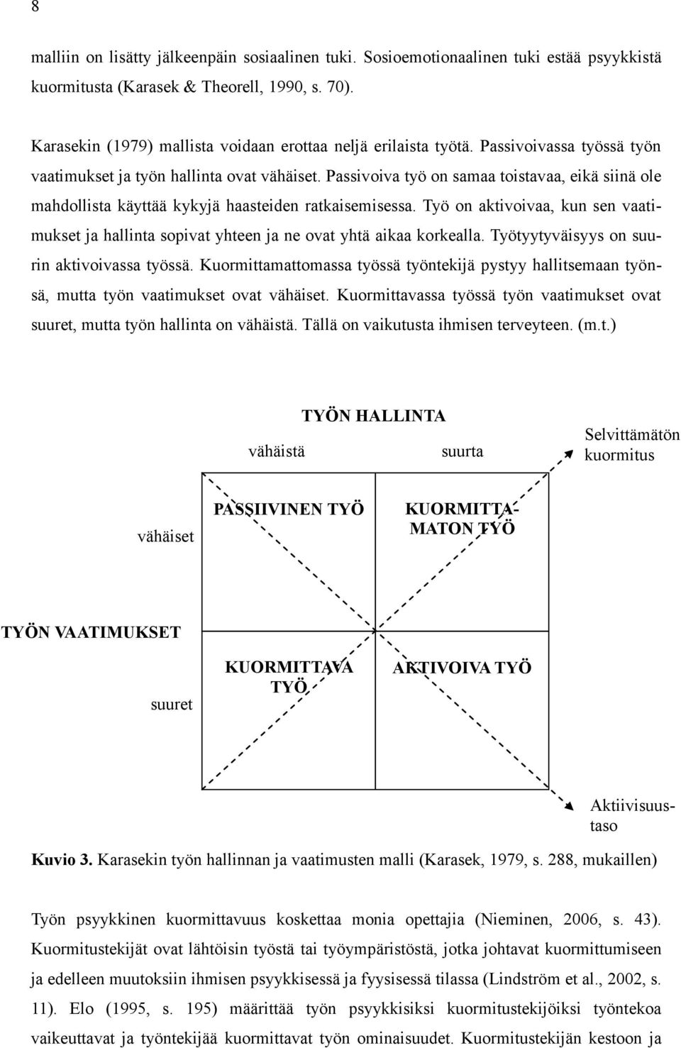 Passivoiva työ on samaa toistavaa, eikä siinä ole mahdollista käyttää kykyjä haasteiden ratkaisemisessa.