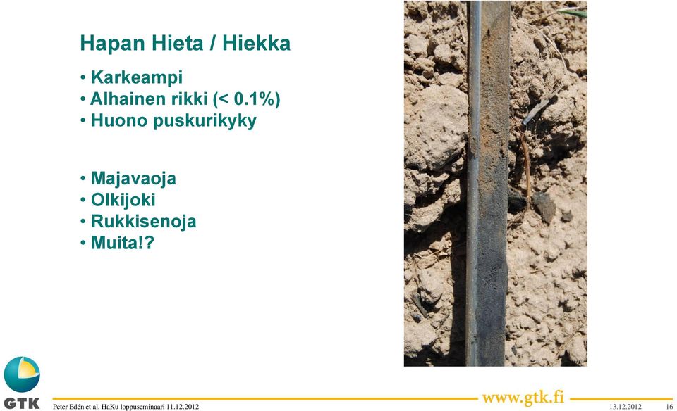 1%) Huono puskurikyky Majavaoja