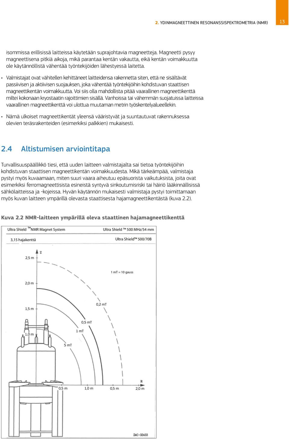 Valmistajat ovat vähitellen kehittäneet laitteidensa rakennetta siten, että ne sisältävät passiivisen ja aktiivisen suojauksen, joka vähentää työntekijöihin kohdistuvan staattisen magneettikentän