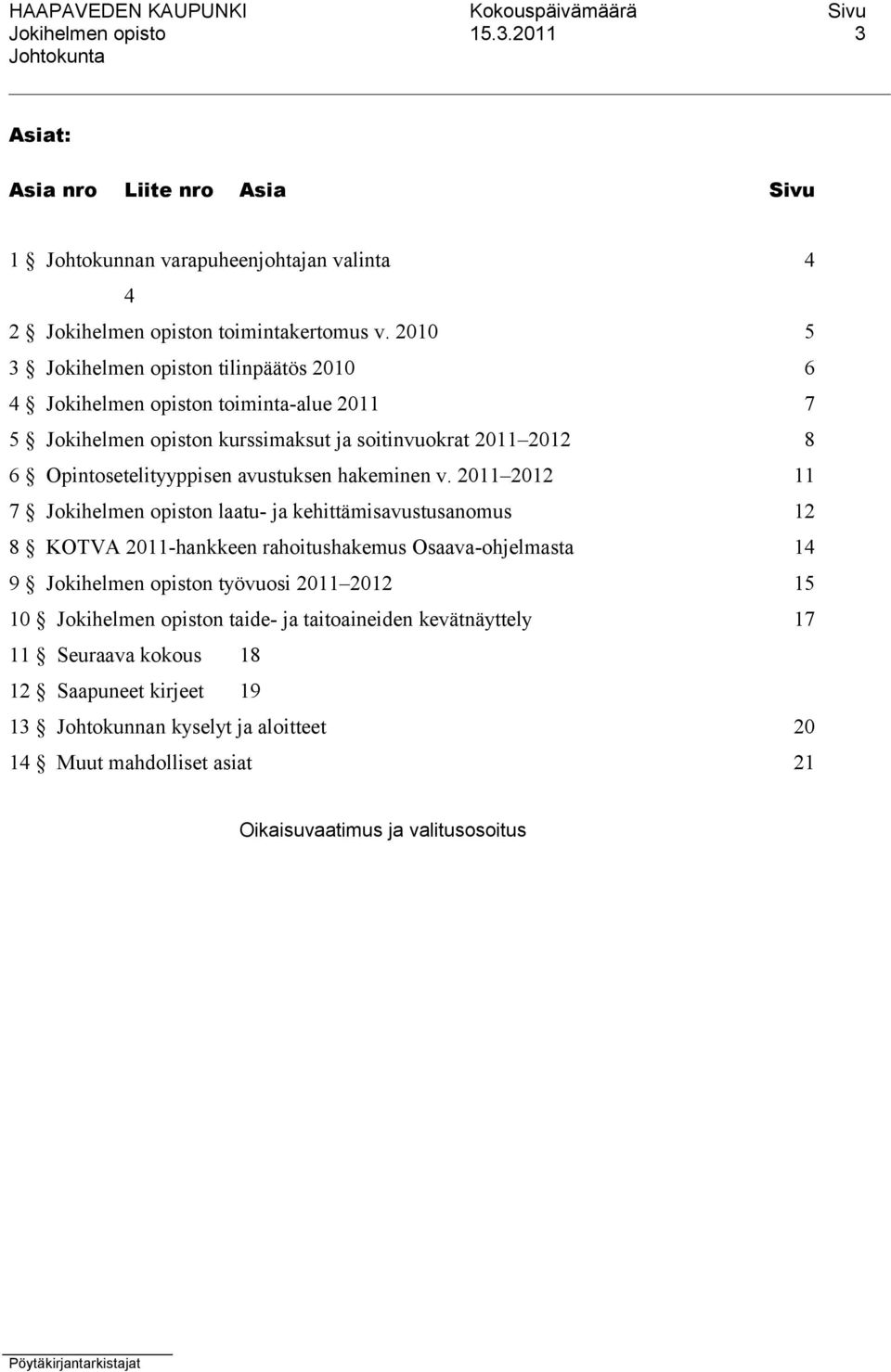 avustuksen hakeminen v.