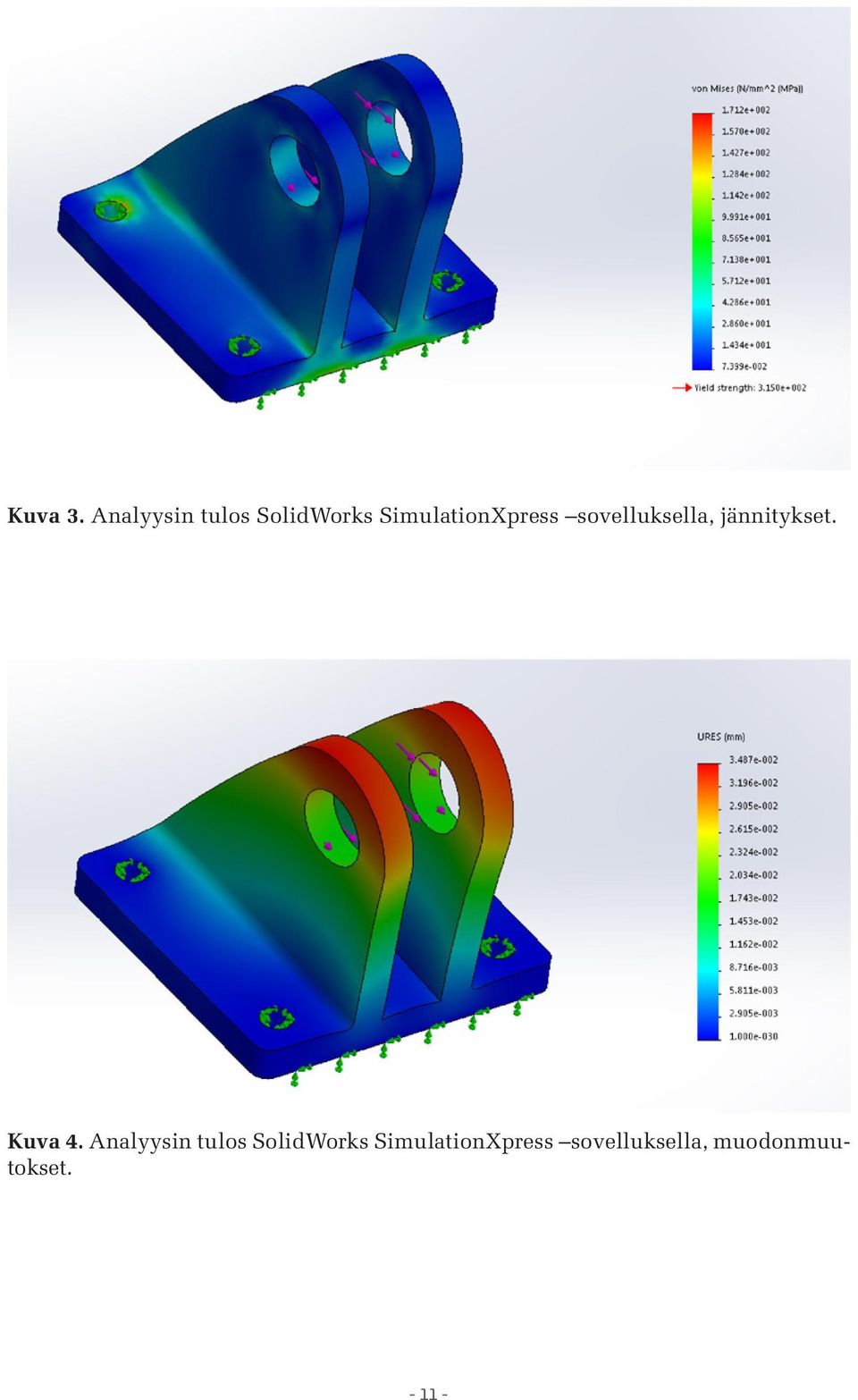 SimulationXpress sovelluksella,