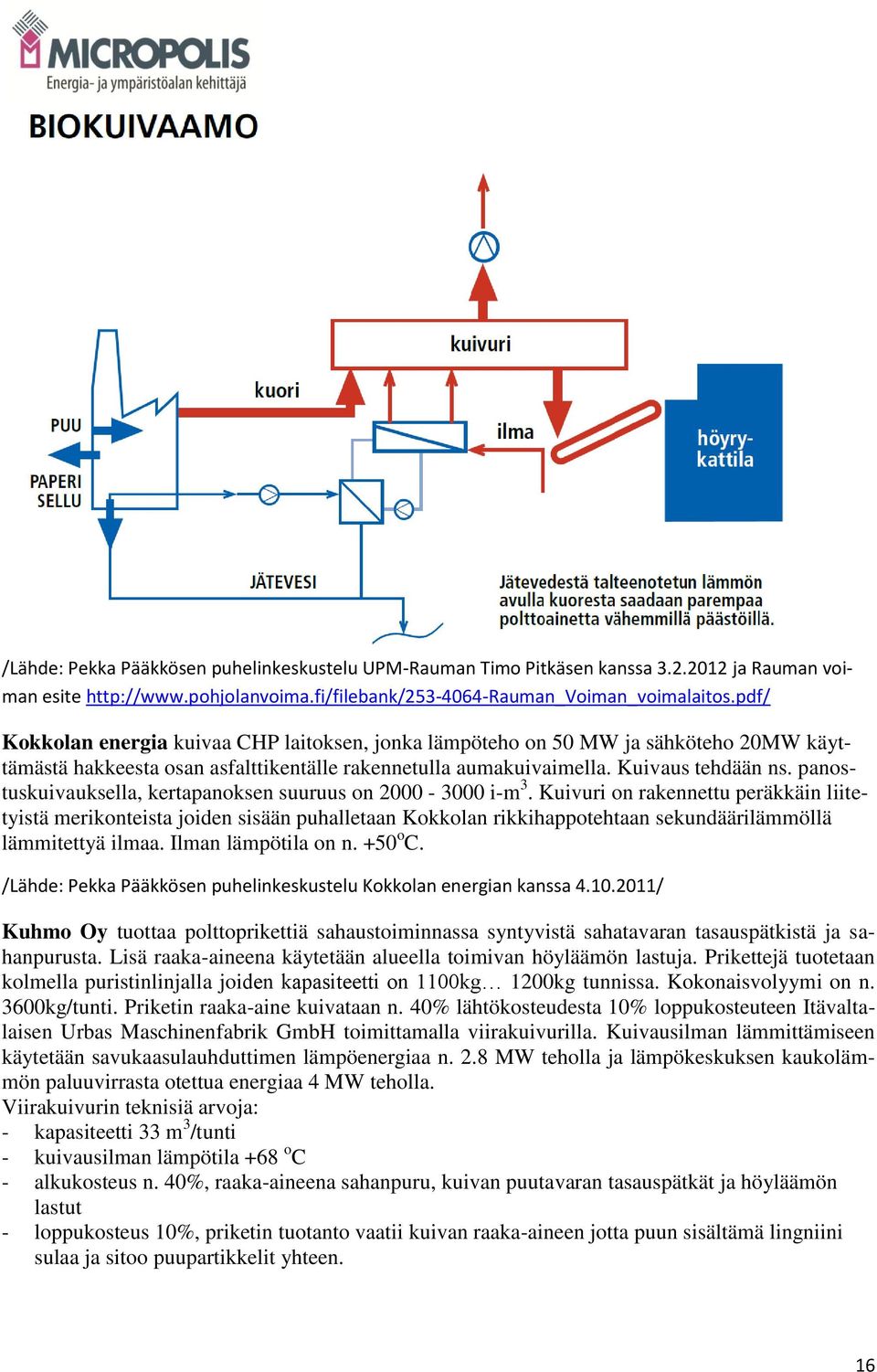 panostuskuivauksella, kertapanoksen suuruus on 2000-3000 i-m 3.