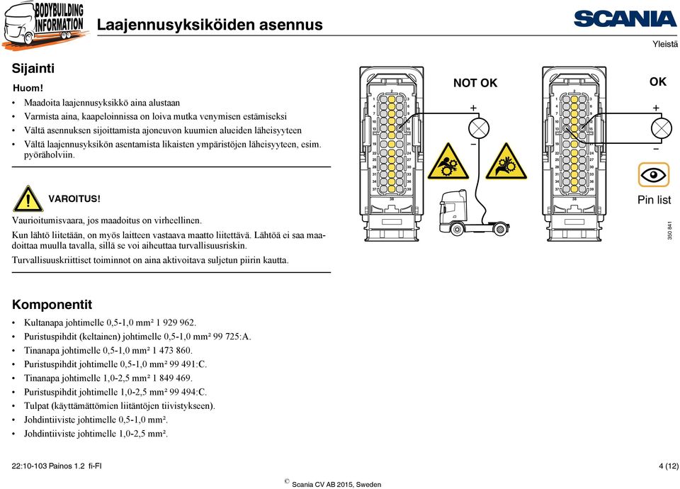 10 13 3 6 9 12 15 1 4 7 10 13 3 6 9 12 15 Vältä laajennusyksikön asentamista likaisten ympäristöjen läheisyyteen, esim. pyöräholviin.