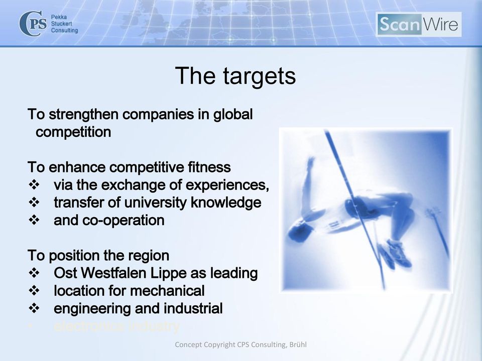 university knowledge and co-operation To position the region Ost Westfalen