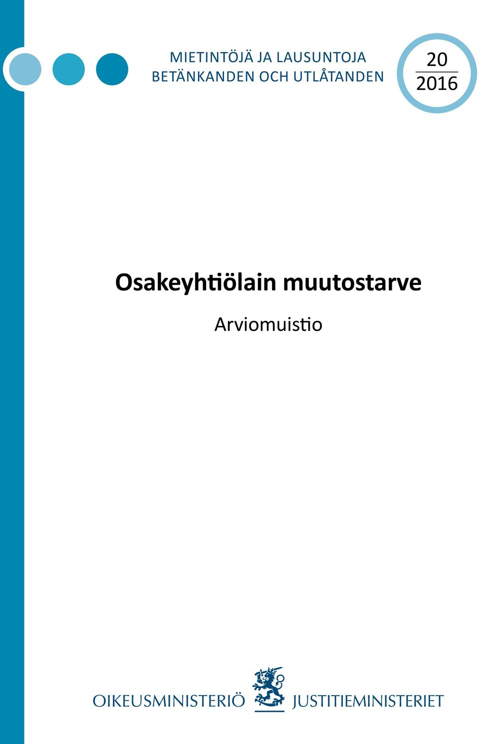 UTLÅTANDEN 20 2016