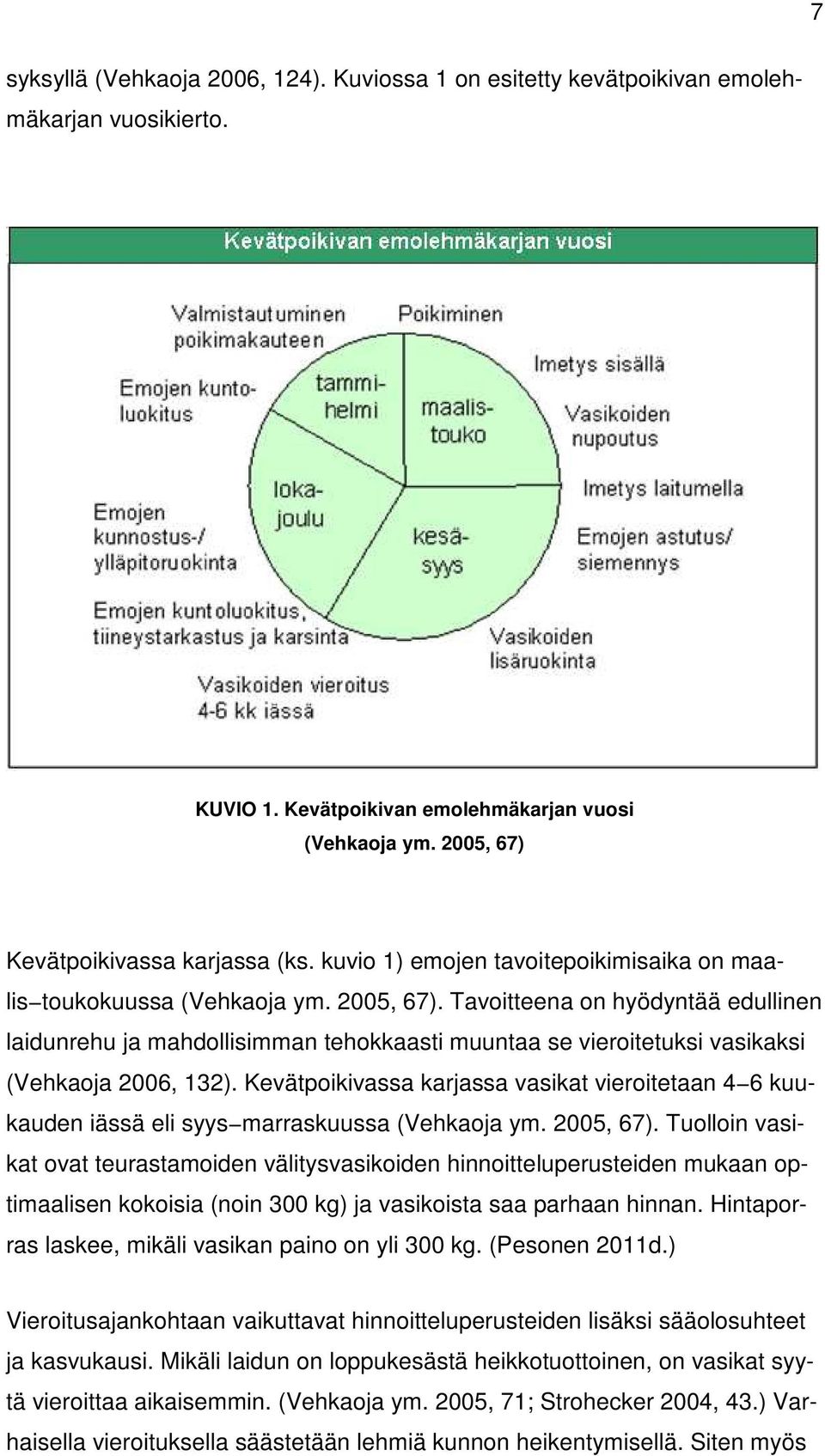 Tavoitteena on hyödyntää edullinen laidunrehu ja mahdollisimman tehokkaasti muuntaa se vieroitetuksi vasikaksi (Vehkaoja 2006, 132).