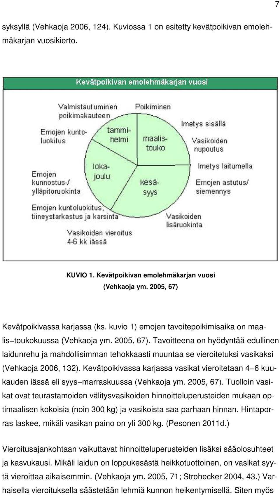 Tavoitteena on hyödyntää edullinen laidunrehu ja mahdollisimman tehokkaasti muuntaa se vieroitetuksi vasikaksi (Vehkaoja 2006, 132).