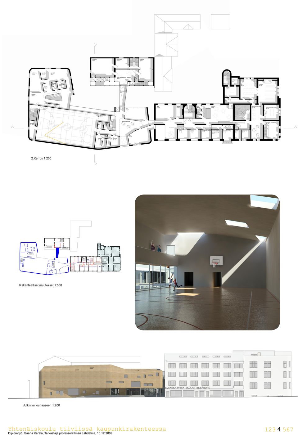 väline avoin opetustila 17 m² erityisopettaja/neuvottelu ö va näyttäm nostetta avoin työskentely 5 kanttiini 56 m² ph/opettaja 6 m² -tila parveke avoin opetustila