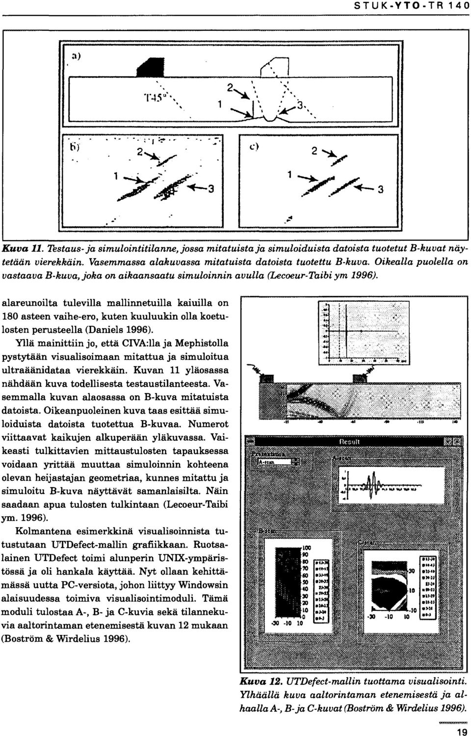 alareunoilta tulevilla mallinnetuilla kaiuilla on 180 asteen vaihe-ero, kuten kuuluukin olla koetulosten perusteella (Daniels 1996).