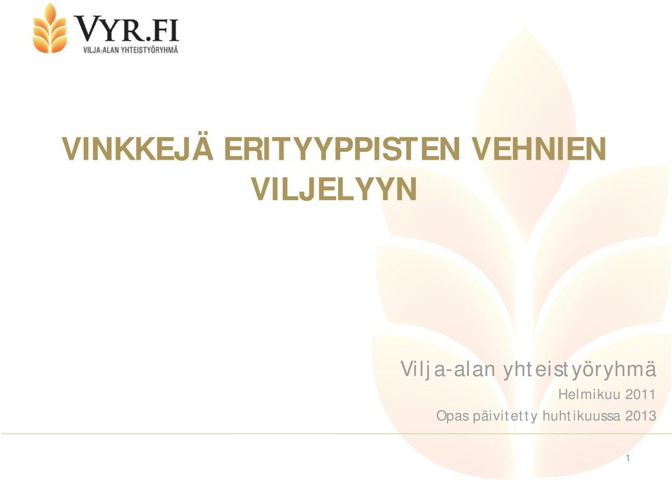 yhteistyöryhmä Helmikuu 2011