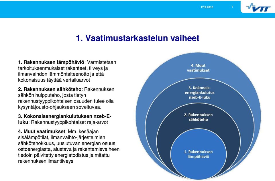 Rakennuksen sähköteho: Rakennuksen sähkön huipputeho, josta tietyn rakennustyyppikohtaisen osuuden tulee olla kysyntäjousto-ohjaukseen soveltuvaa. 3.