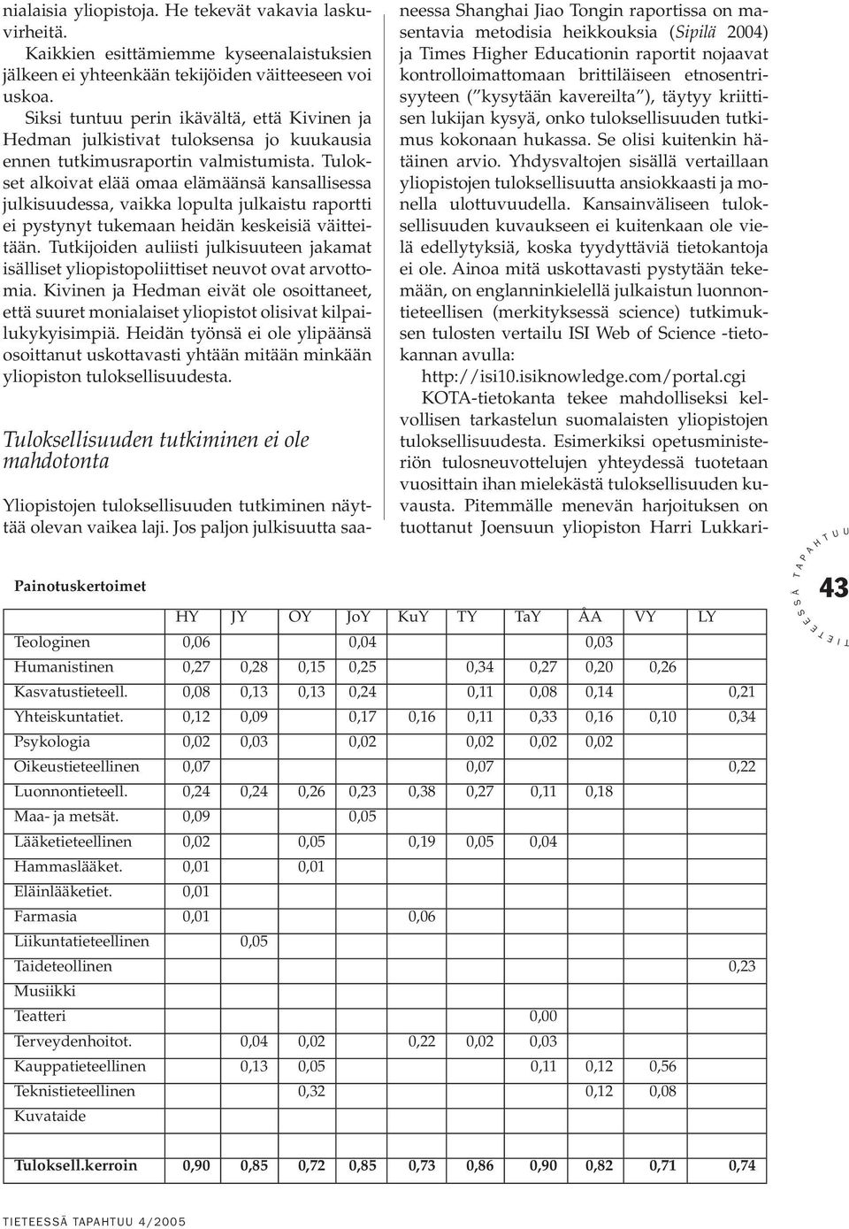 ulokset alkoivat elää omaa elämäänsä kansallisessa julkisuudessa, vaikka lopulta julkaistu raportti ei pystynyt tukemaan heidän keskeisiä väitteitään.