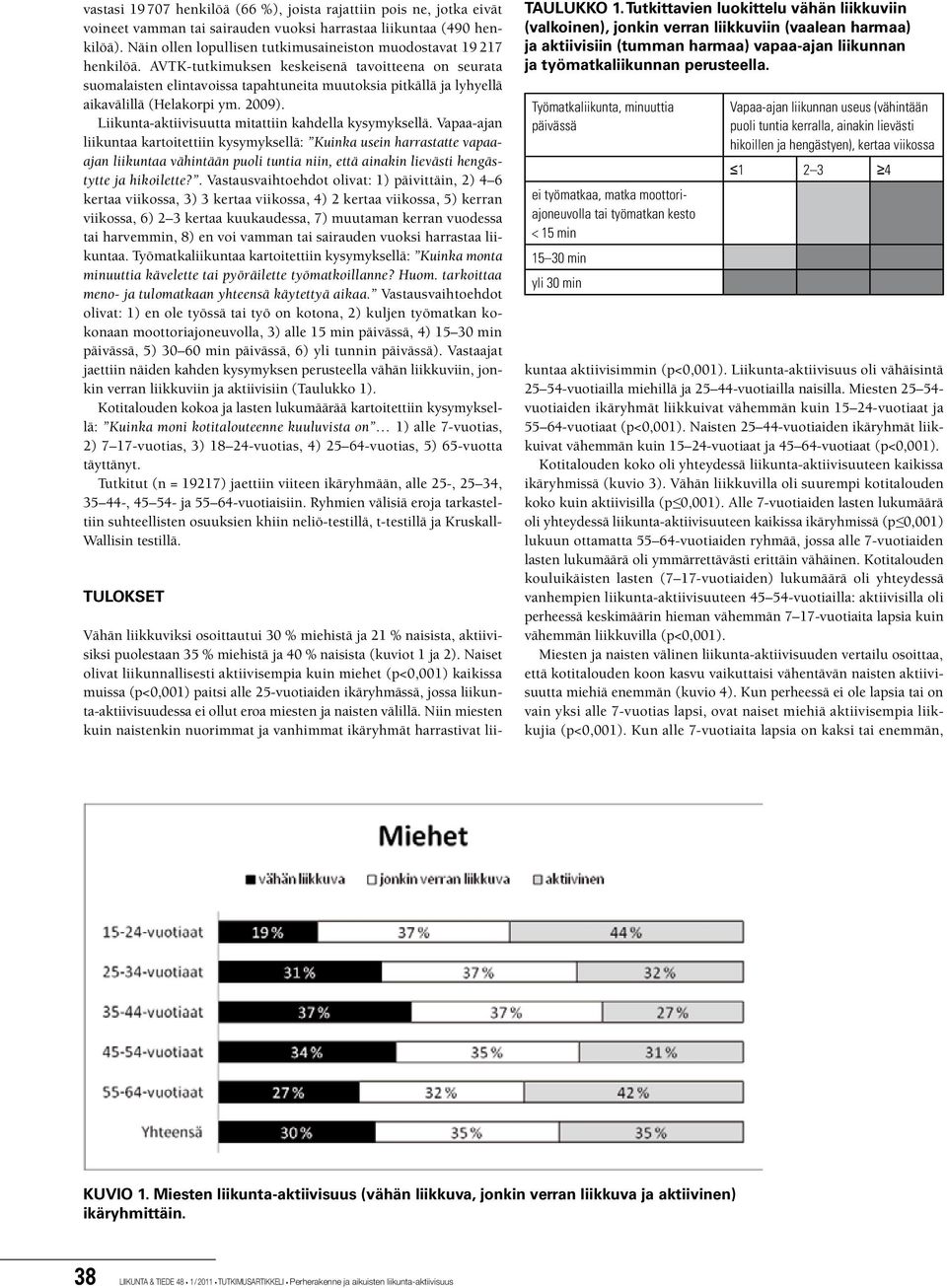 AVTK-tutkimuksen keskeisenä tavoitteena on seurata suomalaisten elintavoissa tapahtuneita muutoksia pitkällä ja lyhyellä aikavälillä (Helakorpi ym. 2009).