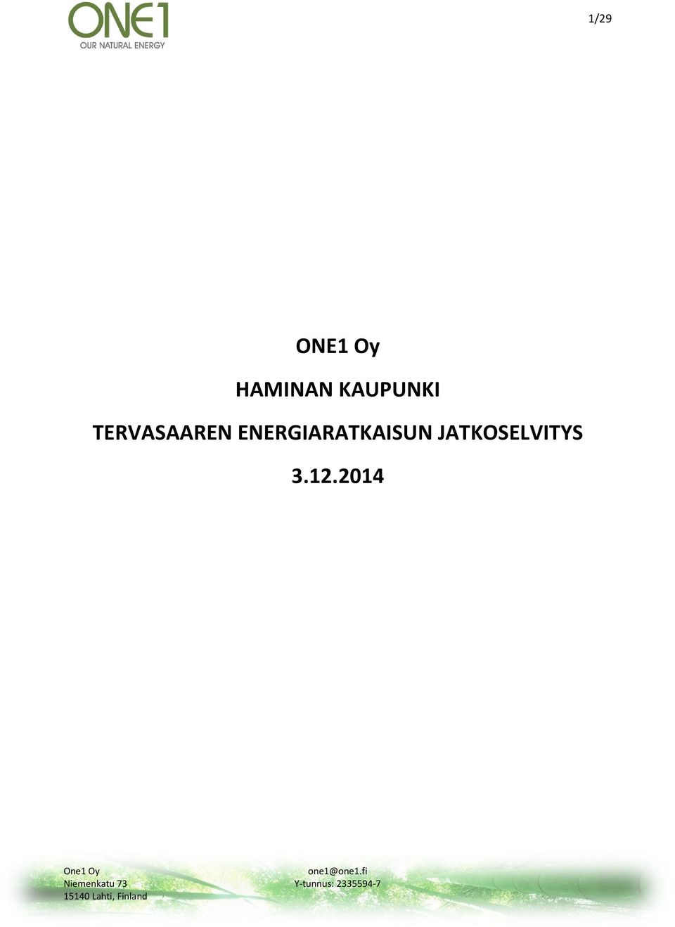 ENERGIARATKAISUN