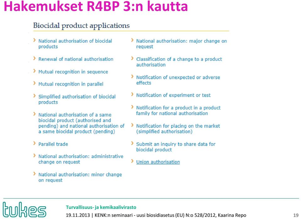 2013 KENK:n seminaari -