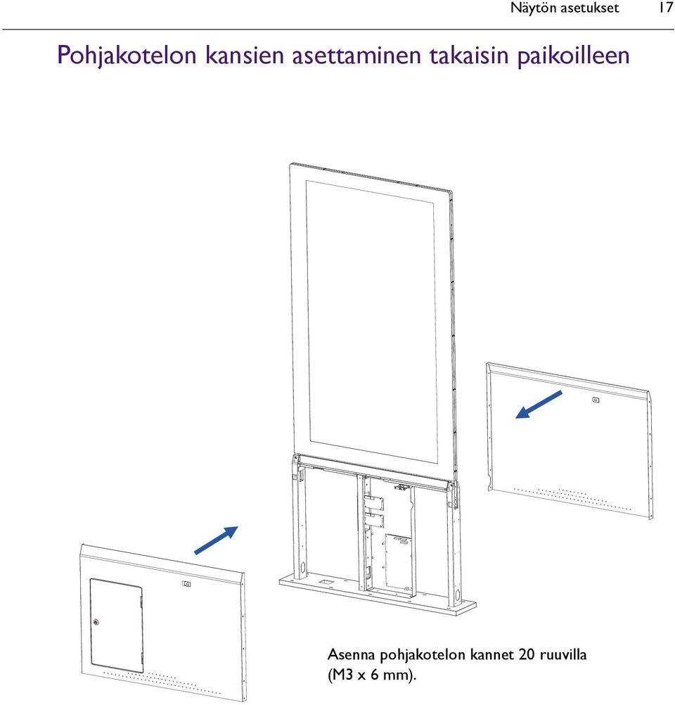 asettaminen takaisin