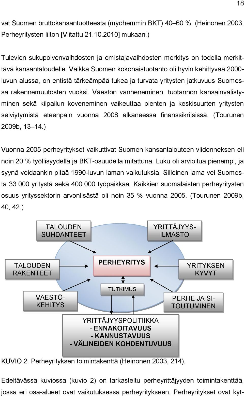 Vaikka Suomen kokonaistuotanto oli hyvin kehittyvää 2000- luvun alussa, on entistä tärkeämpää tukea ja turvata yritysten jatkuvuus Suomessa rakennemuutosten vuoksi.