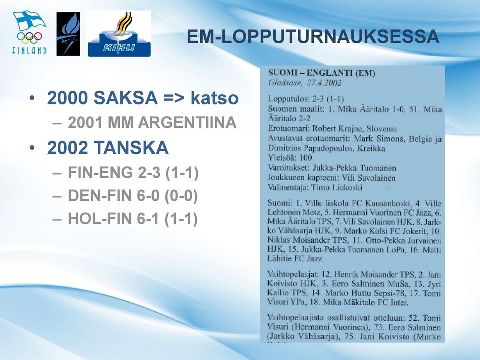 2002 TANSKA FIN-ENG 2-3 (1-1)