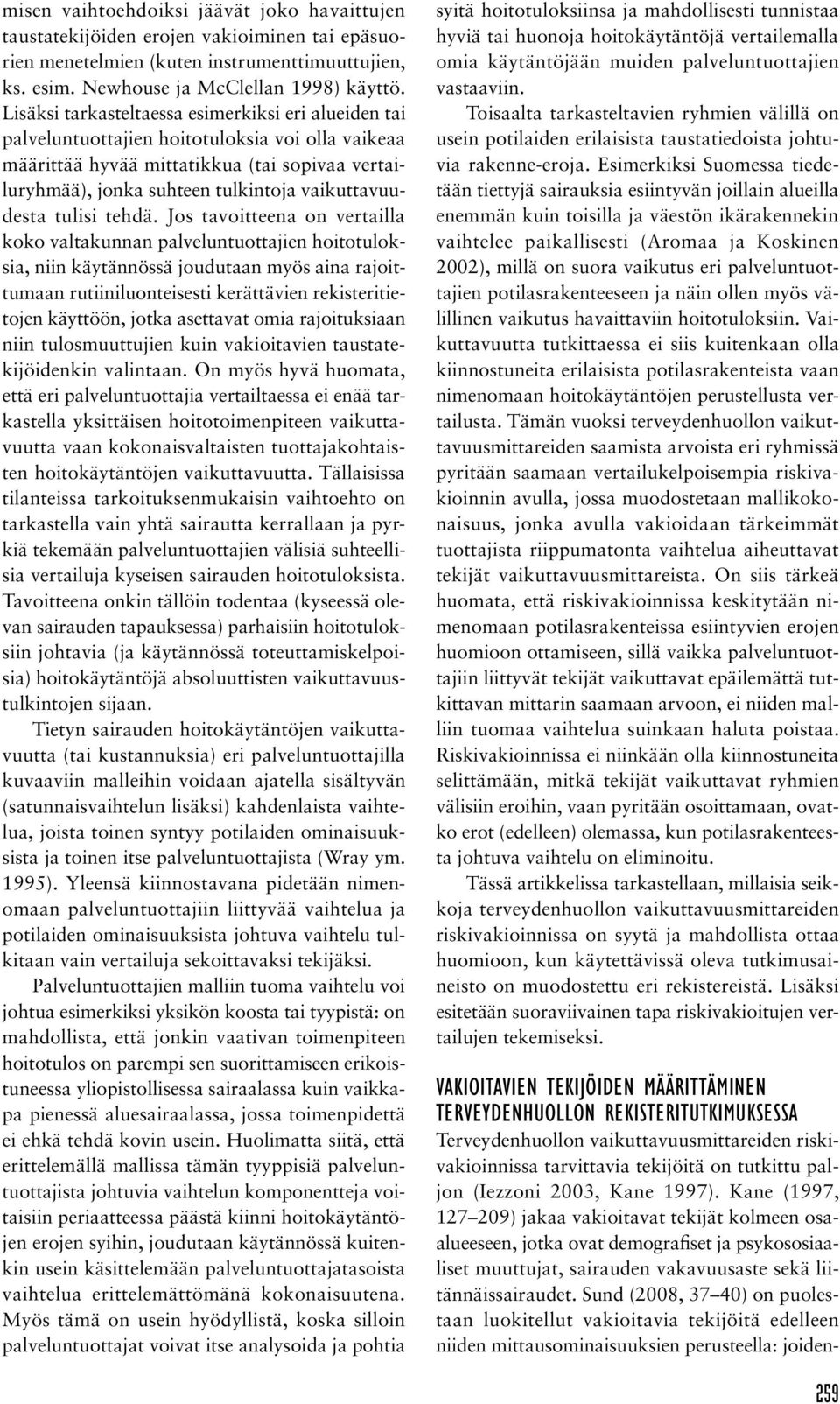 vaikuttavuudesta tulisi tehdä.