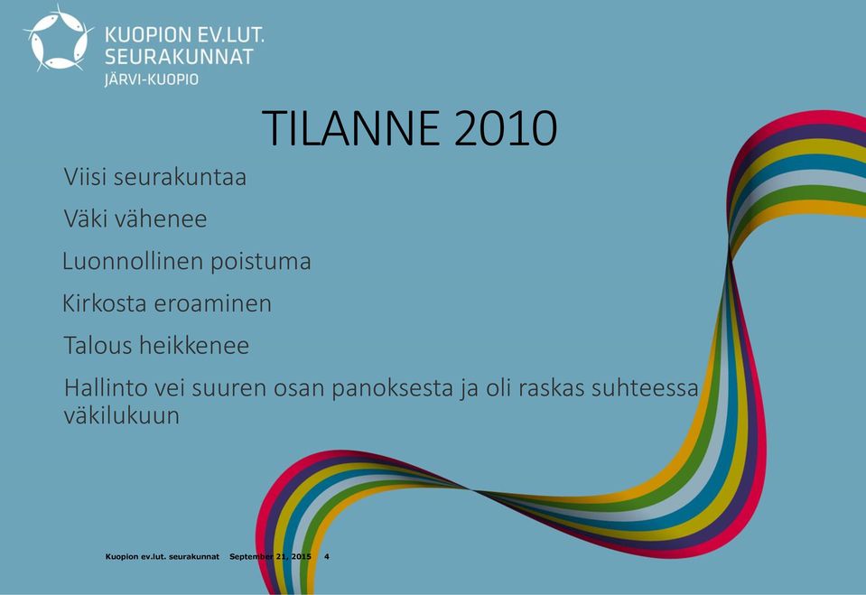 Hallinto vei suuren osan panoksesta ja oli raskas