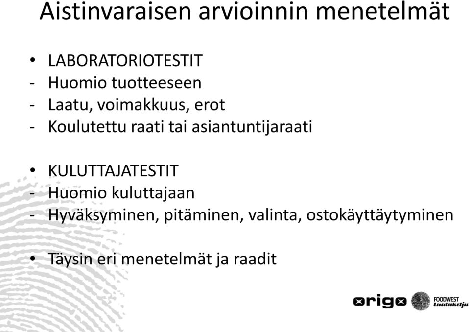 asiantuntijaraati KULUTTAJATESTIT - Huomio kuluttajaan -