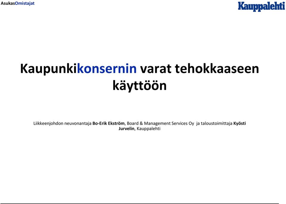 Ekström, Board & Management Services Oy ja