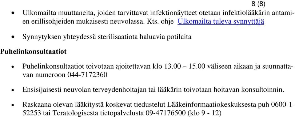 ajoitettavan klo 13.00 15.