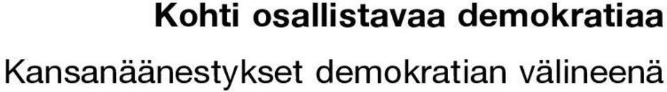 demokratiaa