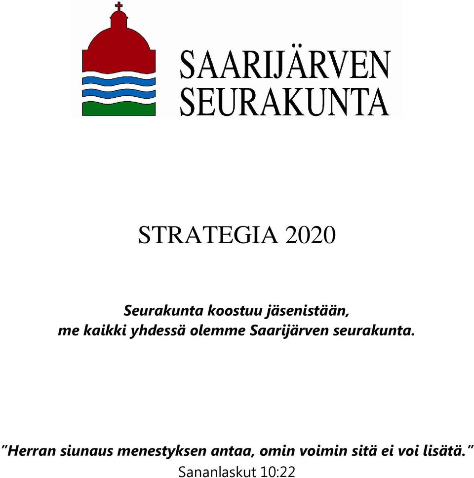 Saarijärven seurakunta.