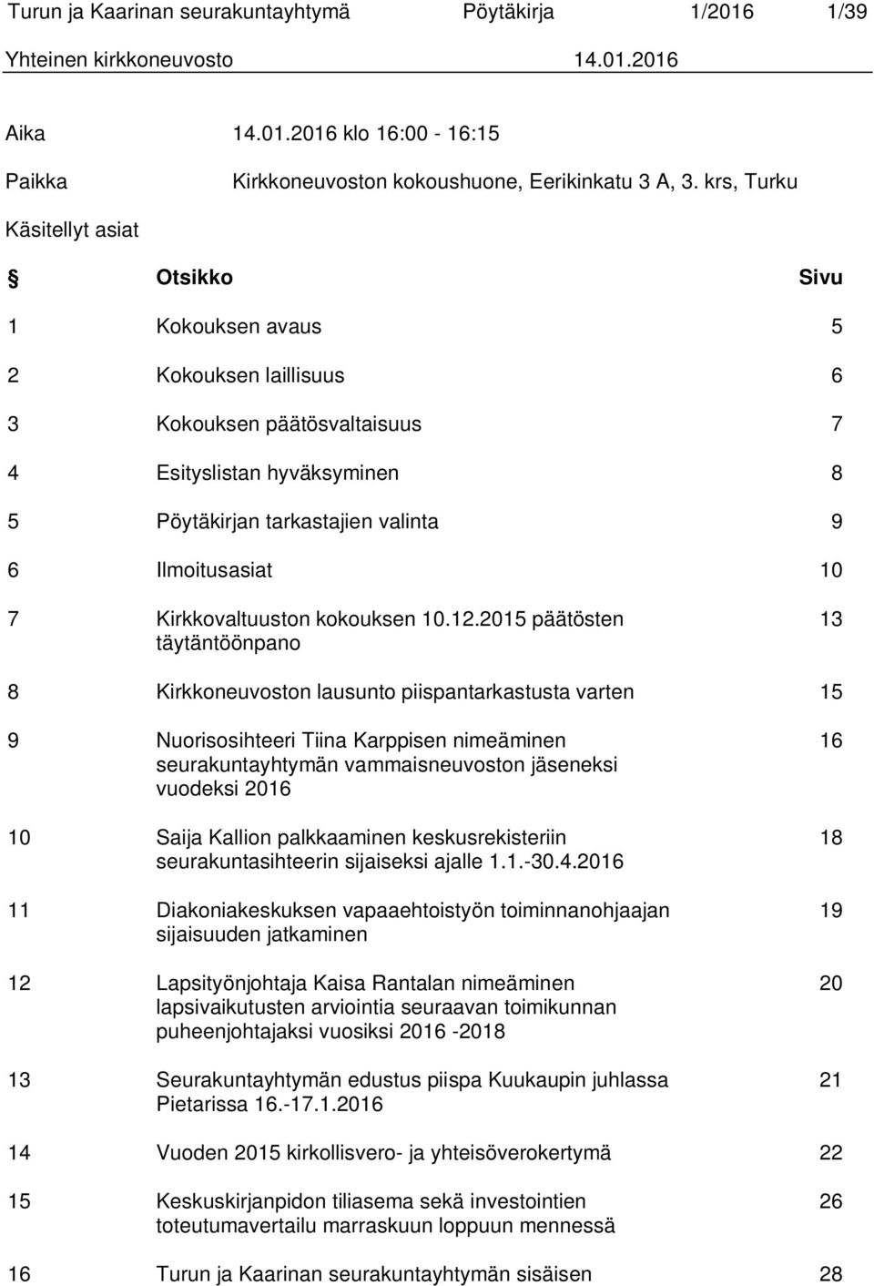 10 7 Kirkkovaltuuston kokouksen 10.12.