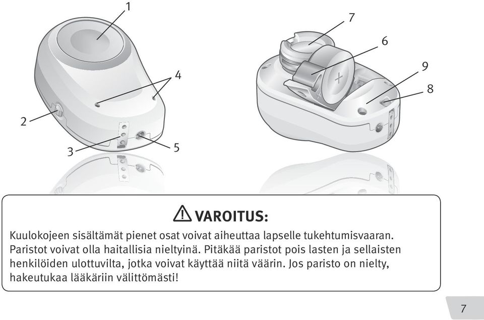 Paristot voivat olla haitallisia nieltyinä.