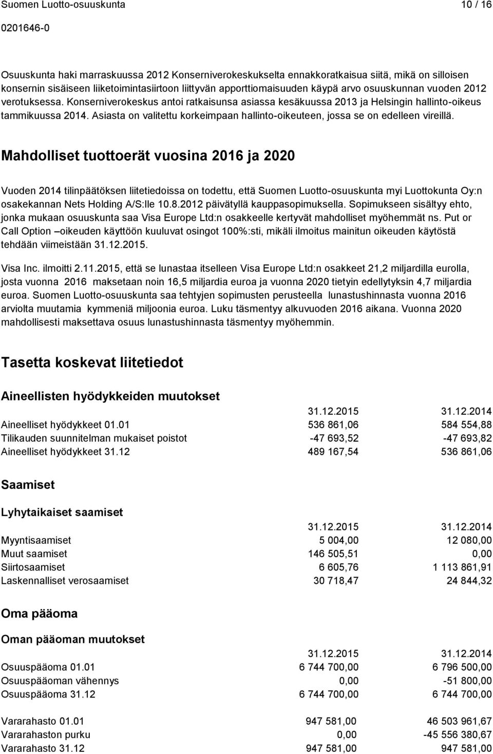 Asiasta on valitettu korkeimpaan hallinto-oikeuteen, jossa se on edelleen vireillä.