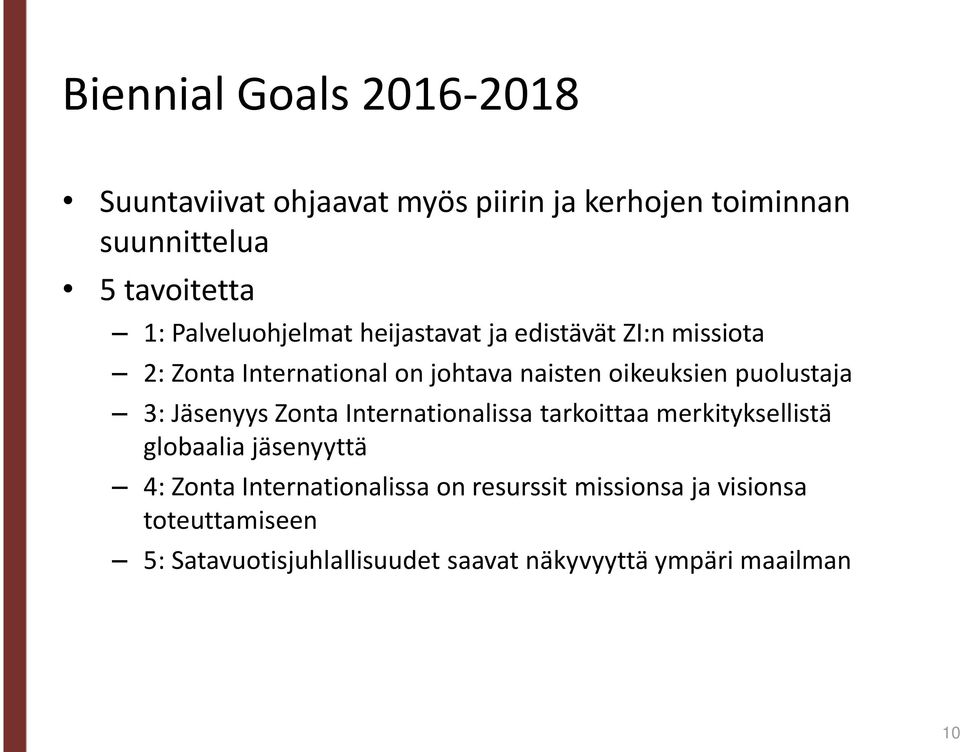 puolustaja 3: Jäsenyys Zonta Internationalissa tarkoittaa merkityksellistä globaalia jäsenyyttä 4: Zonta