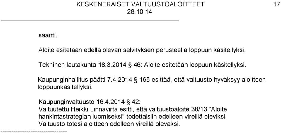 Kaupunginvaltuusto 16.4.