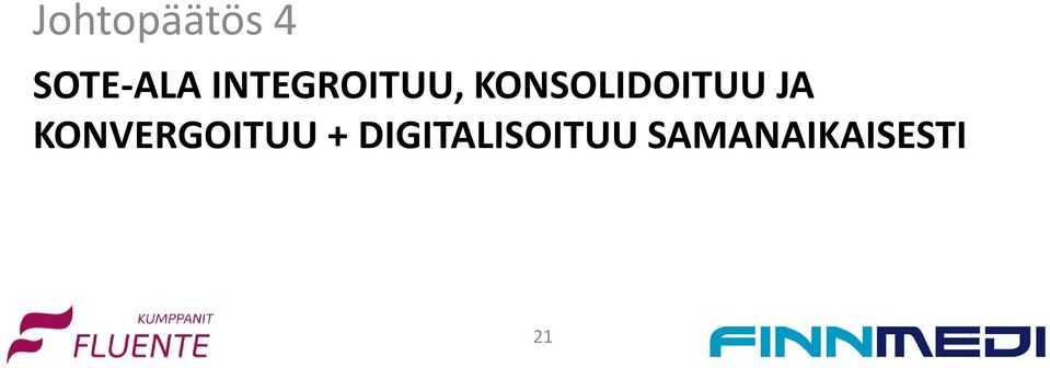 KONSOLIDOITUU JA