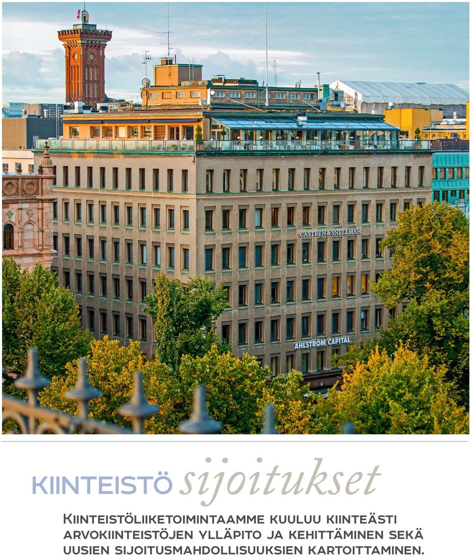 kiinteästi arvokiinteistöjen ylläpito