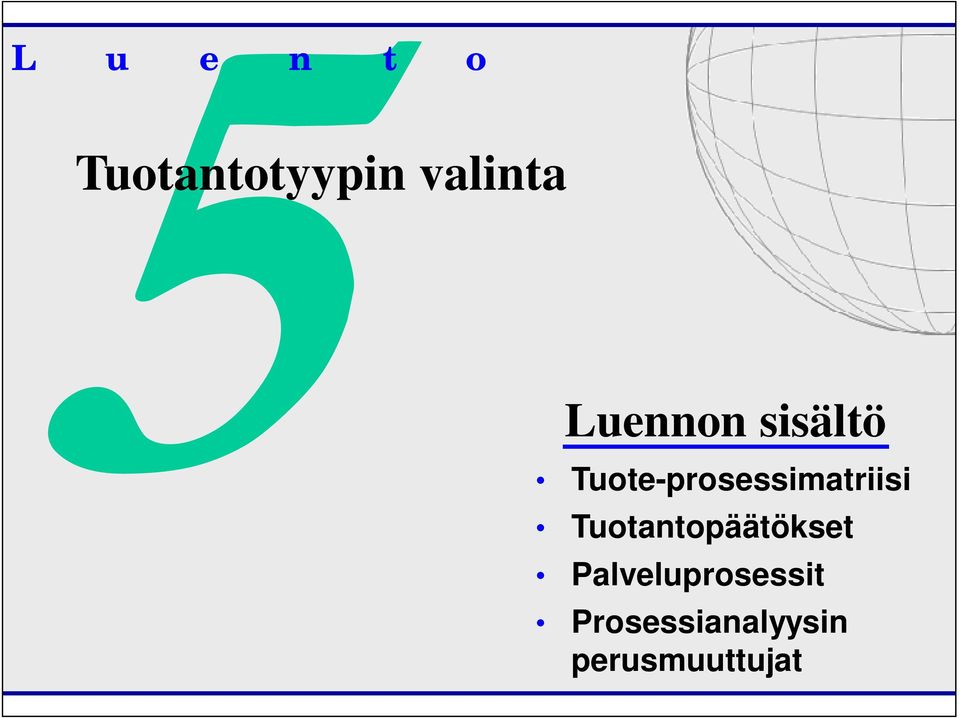 Tuote-prosessimatriisi