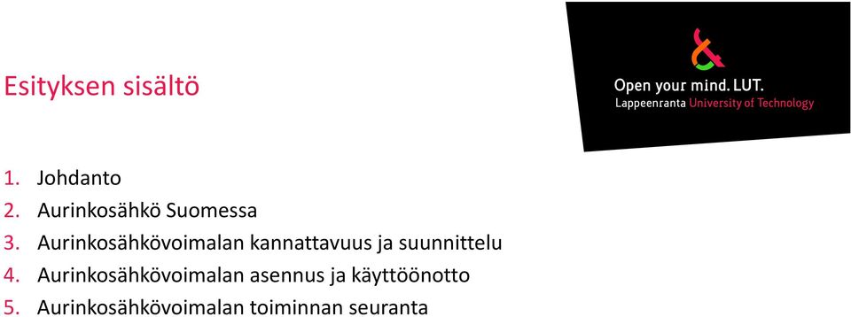 Aurinkosähkövoimalan kannattavuus ja suunnittelu