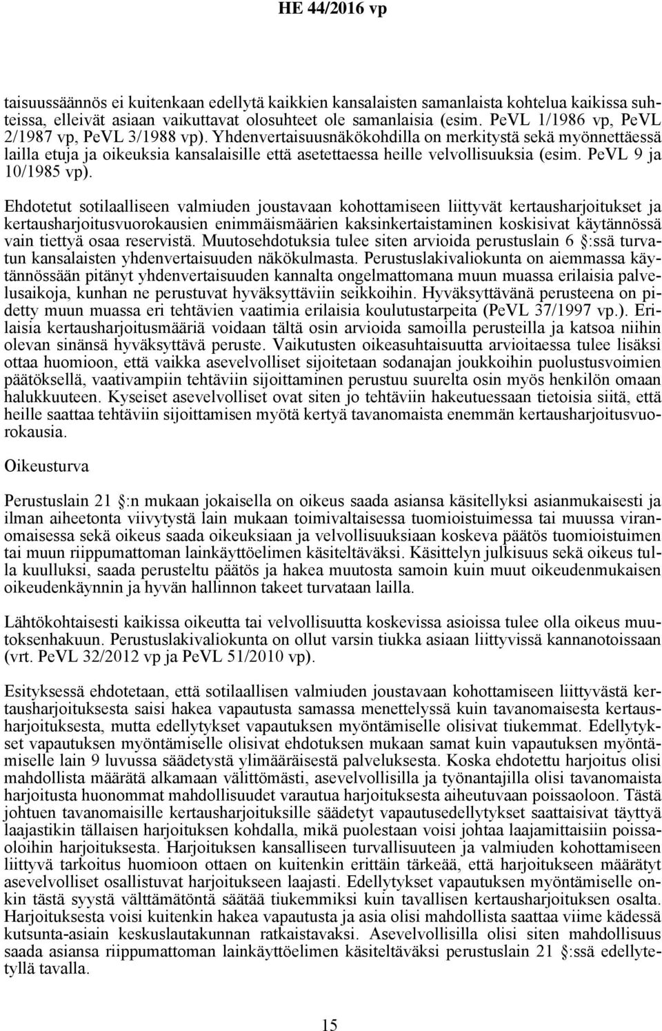 PeVL 9 ja 10/1985 vp).