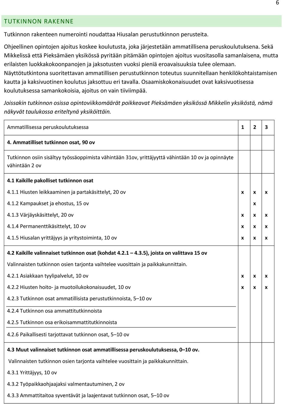 Näyttötutkintna suritettavan ammatillisen perustutkinnn tteutus suunnitellaan henkilökhtaistamisen kautta ja kaksivutinen kulutus jaksttuu eri tavalla.