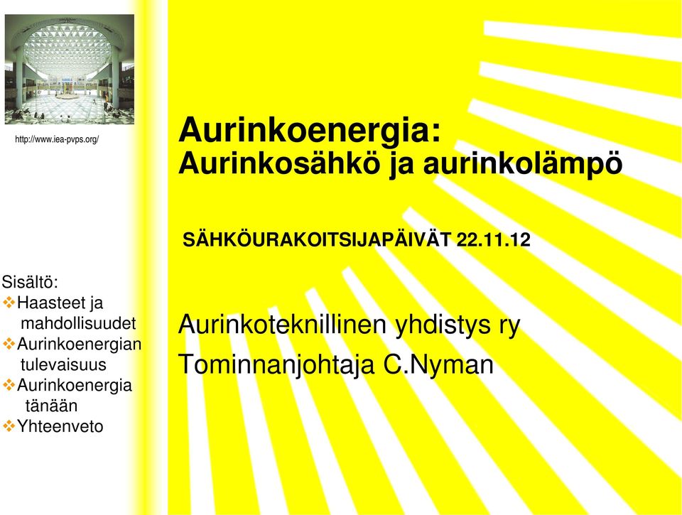 SÄHKÖURAKOITSIJAPÄIVÄT 22.11.