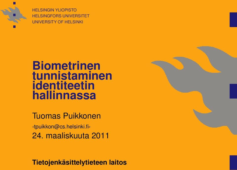 identiteetin hallinnassa Tuomas Puikkonen