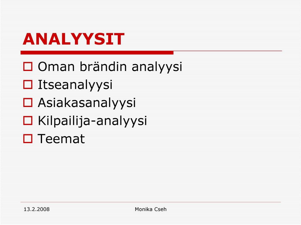 Itseanalyysi